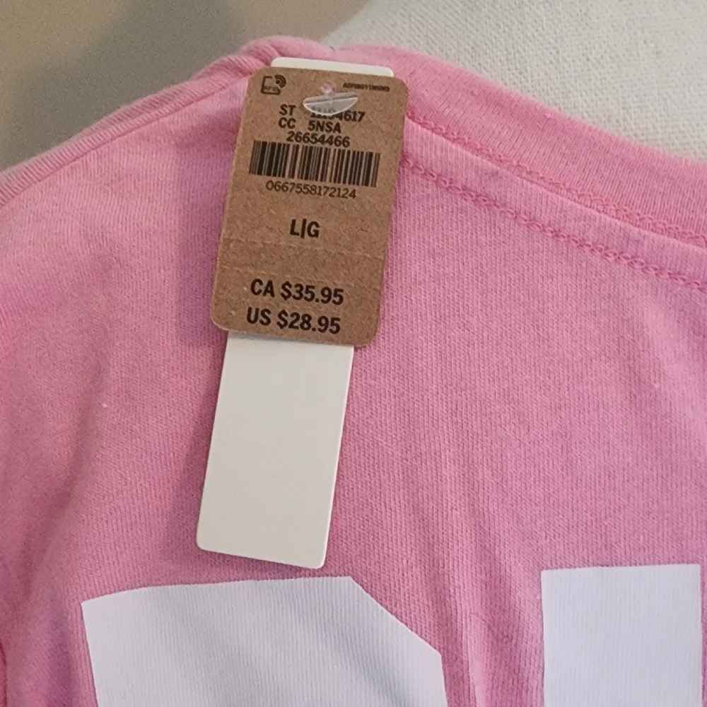 NWT PINK VICTORIA'S SECRET SS T-SHIRT - Picture 3 of 3